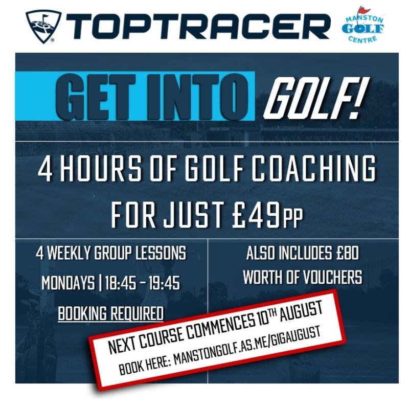 GET INTO GOLF - August - Manston Golf Centre