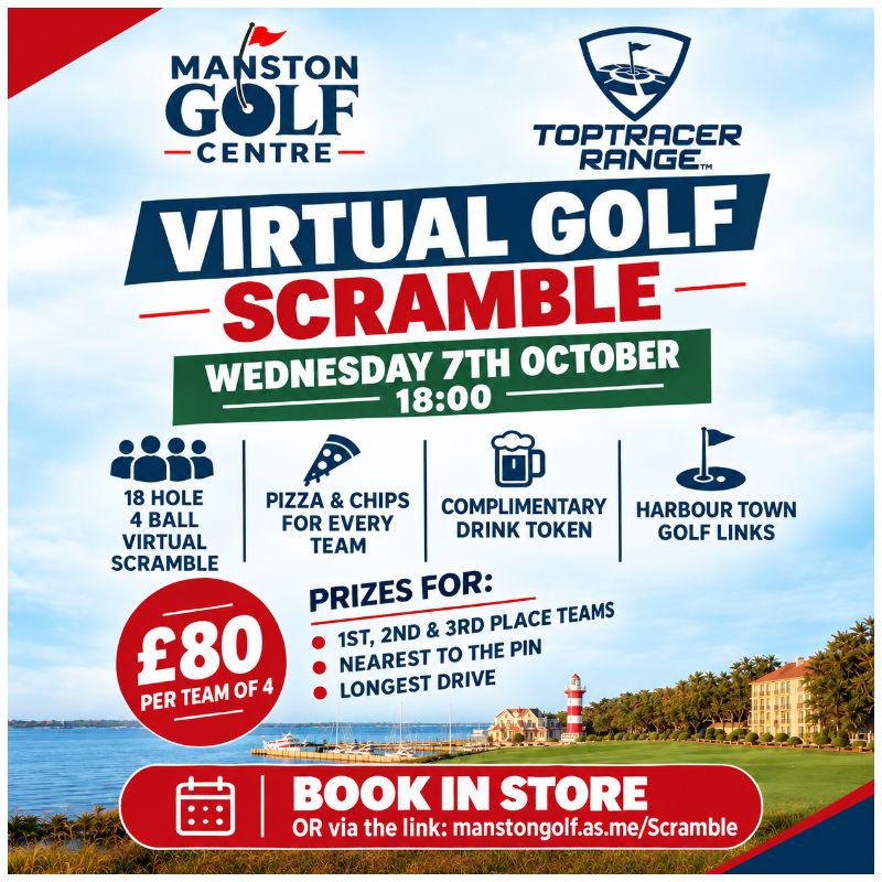 The first ever Manston Golf Centre VIRTUAL GOLF SCRAMBLE! - Manston Golf Centre